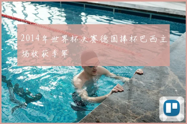 2014年世界杯决赛德国捧杯巴西主场收获季军